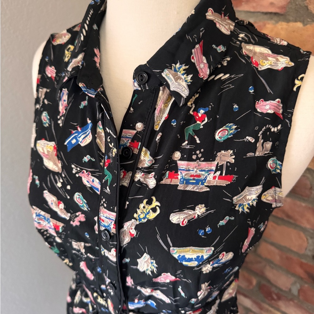 Retro Drag Racing Dress - Picture 2 of 8